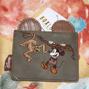 Loungefly Disney Mickey Mouse Safari Cardholder - BoxLunch Exclusive